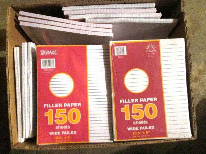 Lot of approx. 47 packs of wide lin...