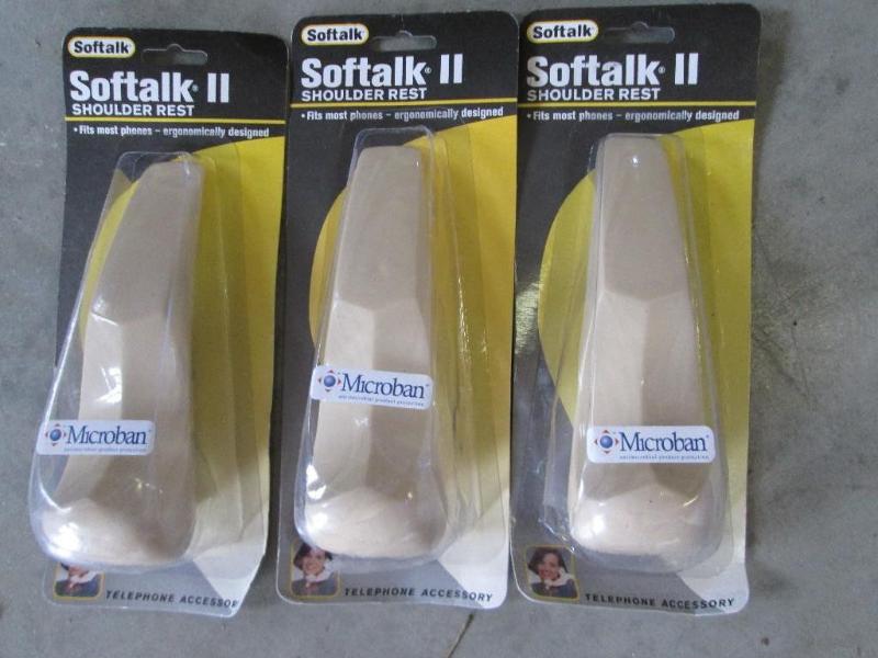 Lot of 3 phone shoulder rests with ...