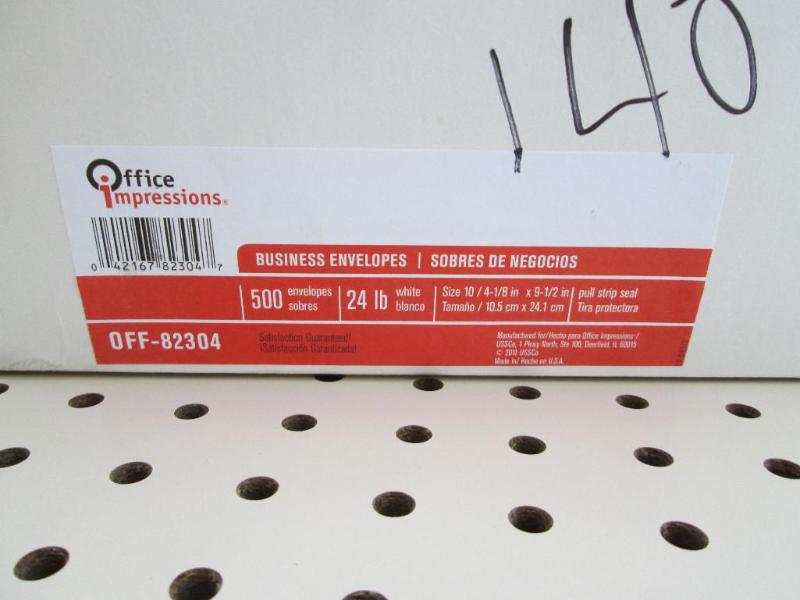 Box of 500 business peel and seal e...