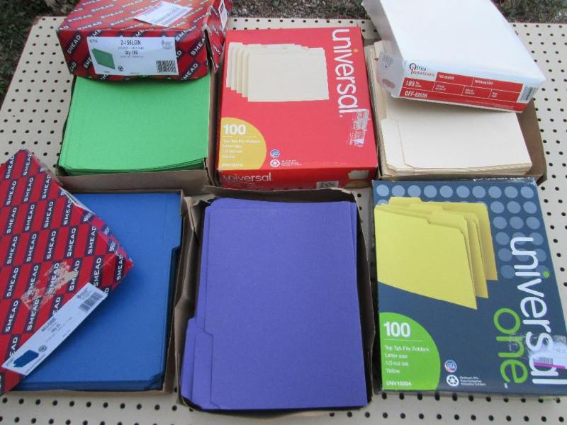 Lot of 6 boxes, assorted letter siz...