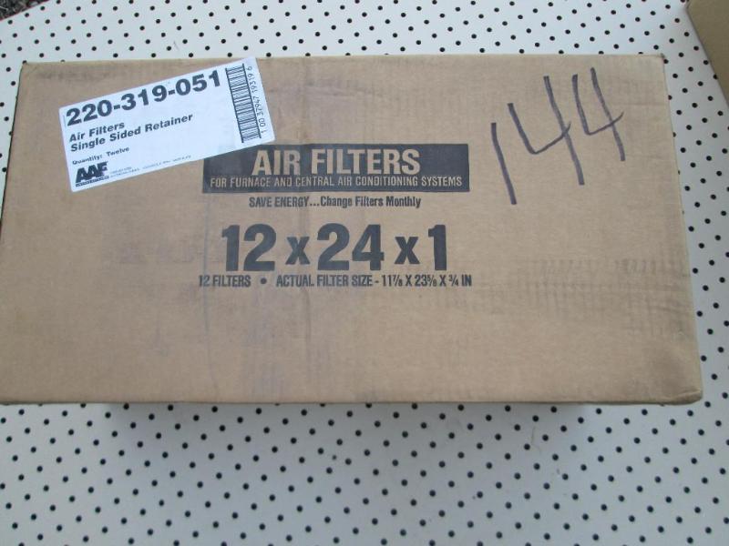 12 filters, 12 x 24 x 1&quot...