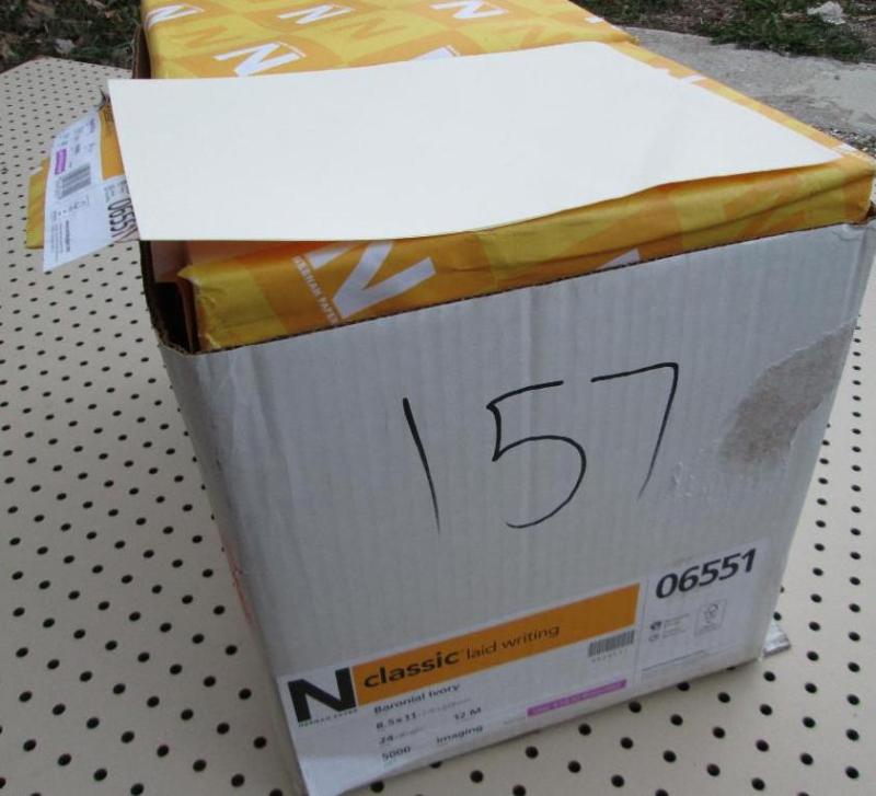 Case of 5000 sheets Neenah baronial...