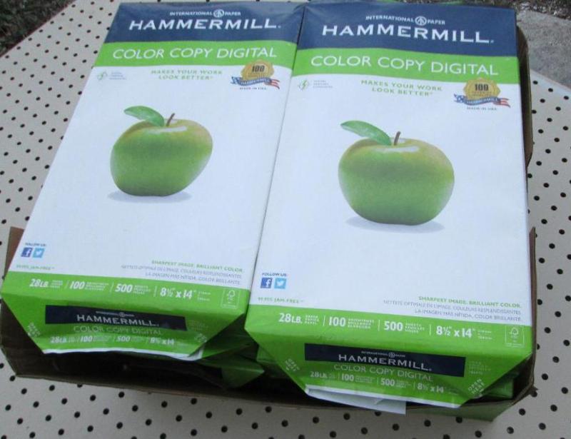 Case of Hammermill 8.5 x 14 copy pa...