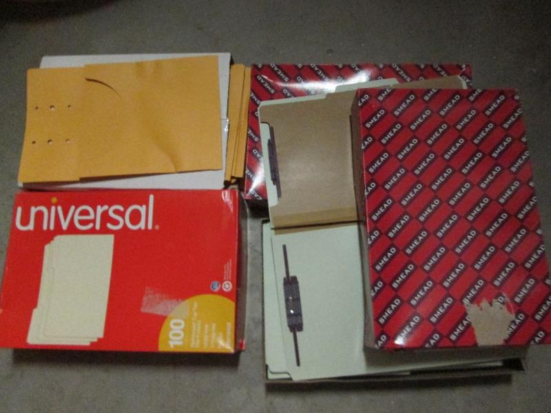 Lot of file folders 2 boxes of 10 ...