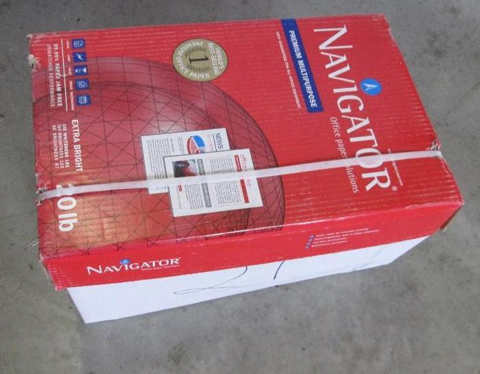Case of Navigator 8.5 x 11 copy pap...