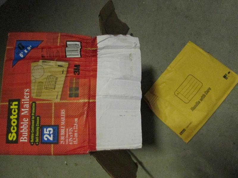 Crushed case of 3M Scotch bubble ma...