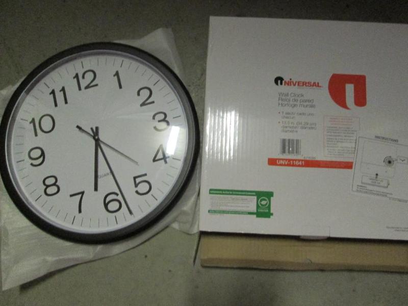 New wall clock...