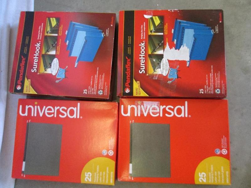 Lot of 100 total letter size hangin...