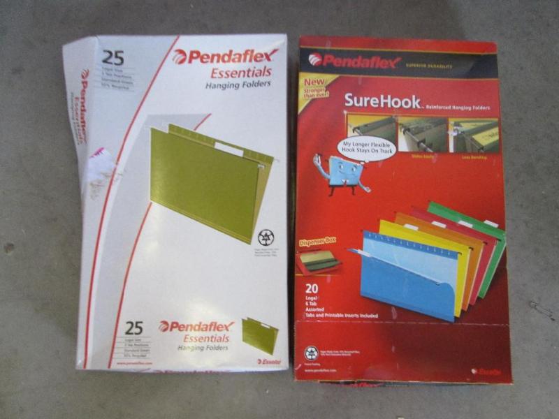 50 hanging legal size file folders...