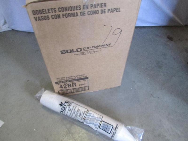 Case of 25 x 200 sleeves cone drink...