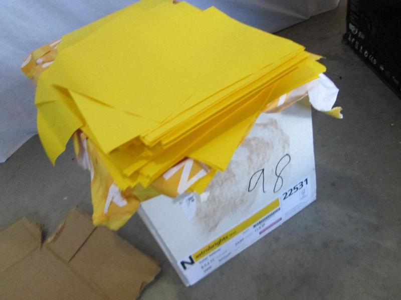 Case of Astrobrights solar yellow 8...