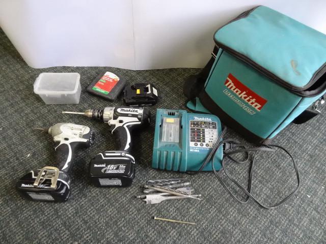lot 107 image: Makita Drill & Dill Driver Kit...