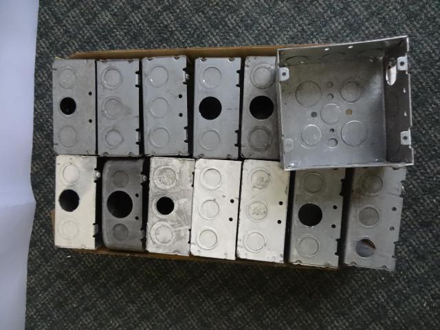 lot 120 image: 14-Double Gang Boxes...