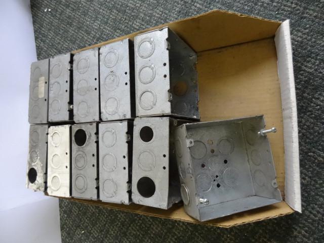 lot 121 image: 11-Double Gang Boxes...