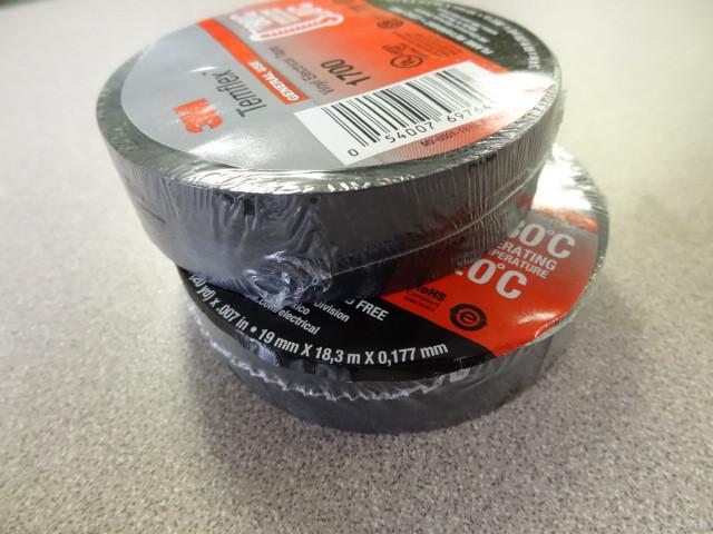 lot 126 image: 2-Rolls 3M Electrical Tape...