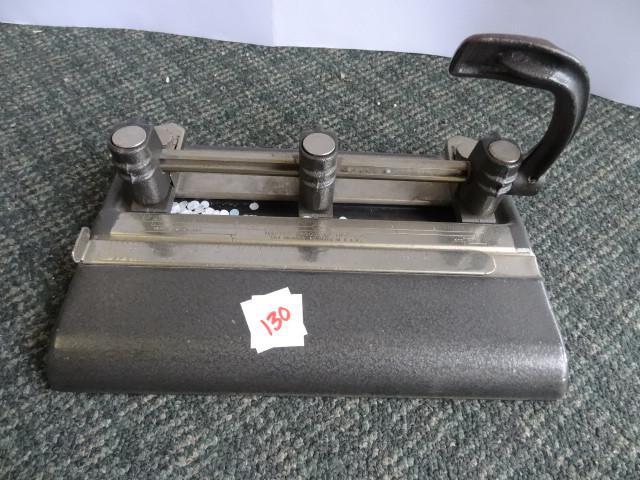 lot 130 image: Vintage Hole Punch...