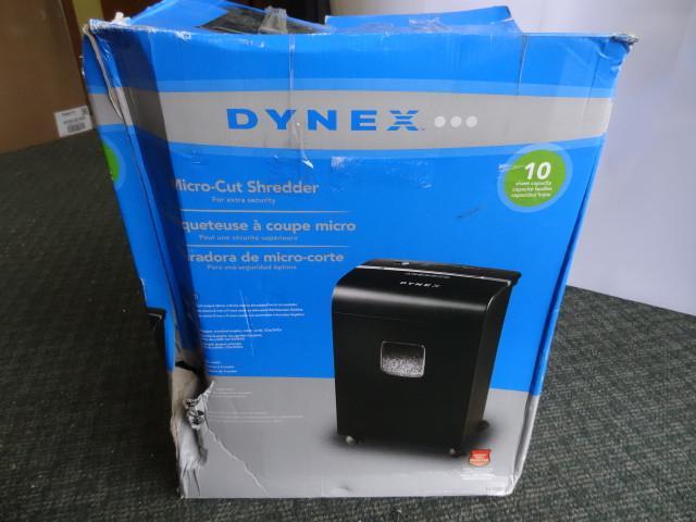 lot 26 image: Dynex Micro Cut Paper Shredder DX-P...