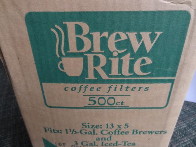 lot 30 image: BrewRite Filters Size- 13 x 5 Fits...