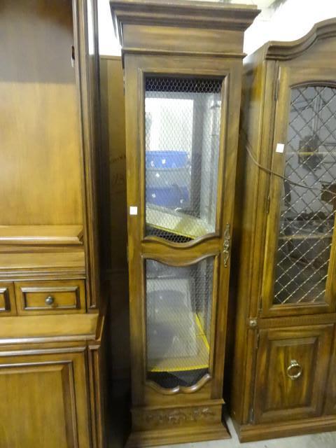 lot 10 image: Curio with Glass Front and Sides-Fr...
