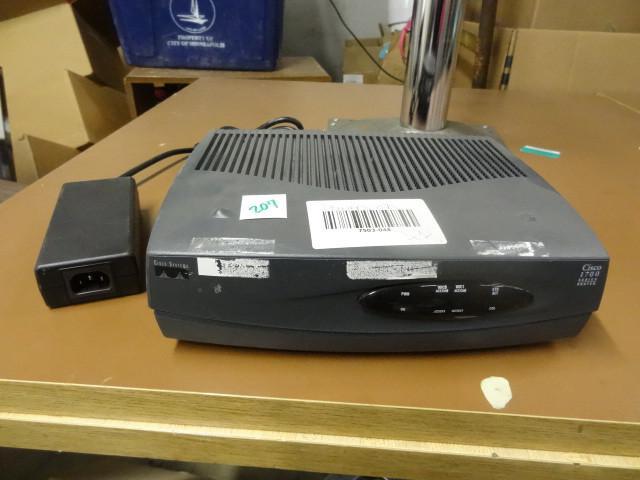 lot 207 image: Sisco 1700 Series Router...