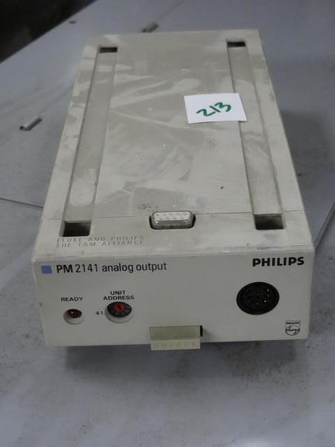 lot 213 image: Phillips PM2141 Analog Out Put...