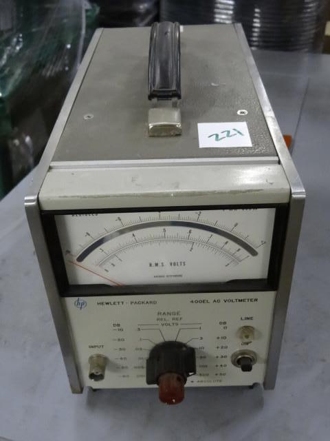 lot 221 image: HP 400ELAC Volt Meter...