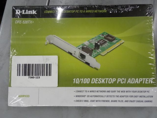 lot 227 image: D-Link 10100 Desktop PC1 Adapter...