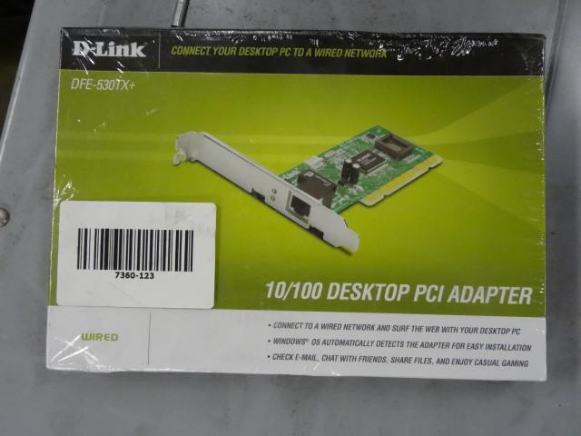 lot 228 image: D-Link 10100 Desktop PC1 Adapter...