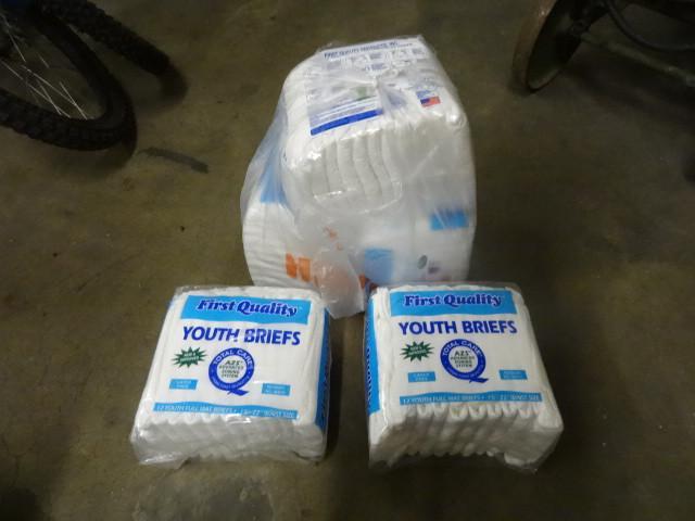 lot 53 image: Youth Full Size Sanitary Briefs...