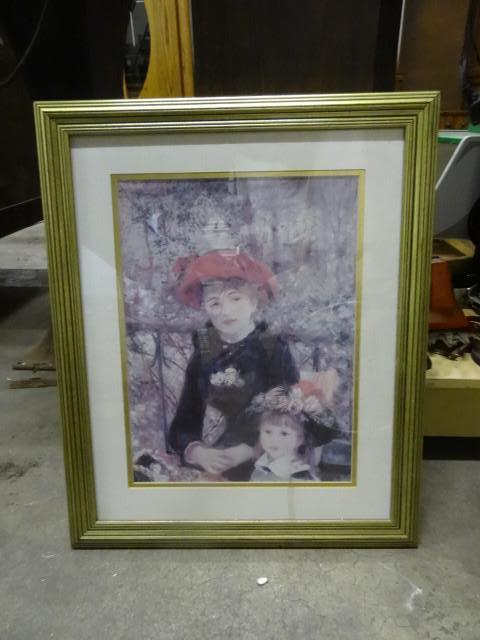 lot 72 image: Framed and Matted Print 22" x ...