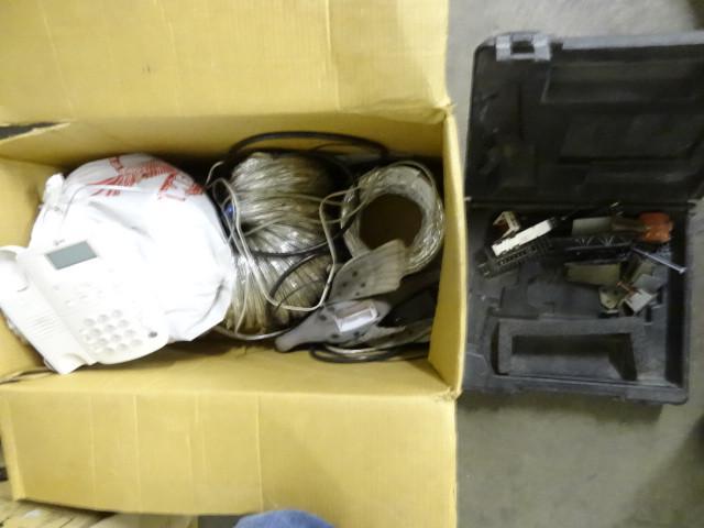 lot 86 image: Misc. Dryer Venting, Phone, Empty B...