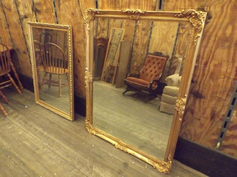 Ornate gold mirror 42H x 54W. Needs...