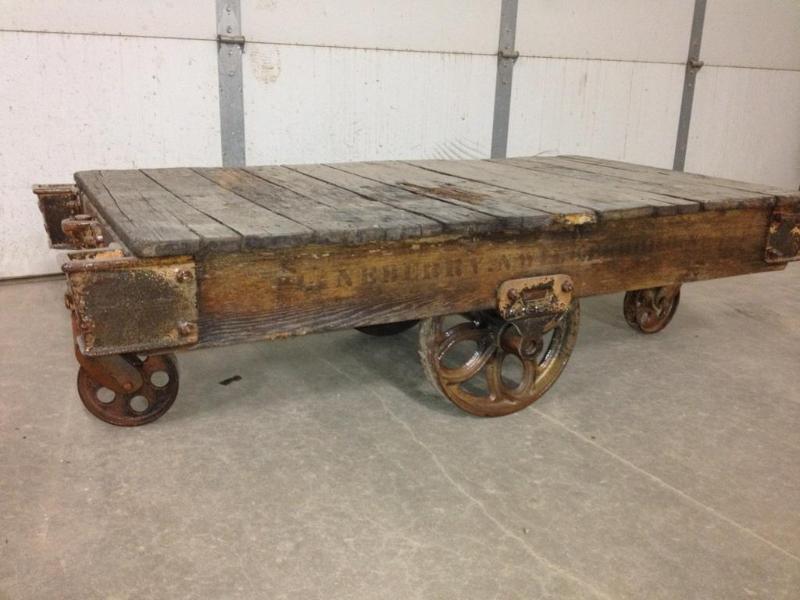 Vintage Lindberry industrial cart.&...