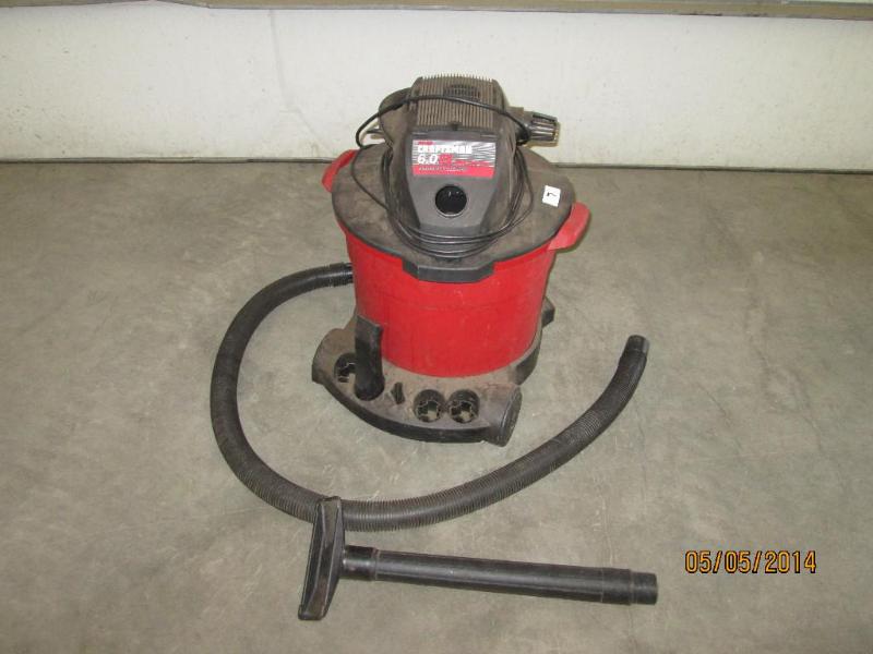 Craftsman 6.5HP WetDry Vac, Works...