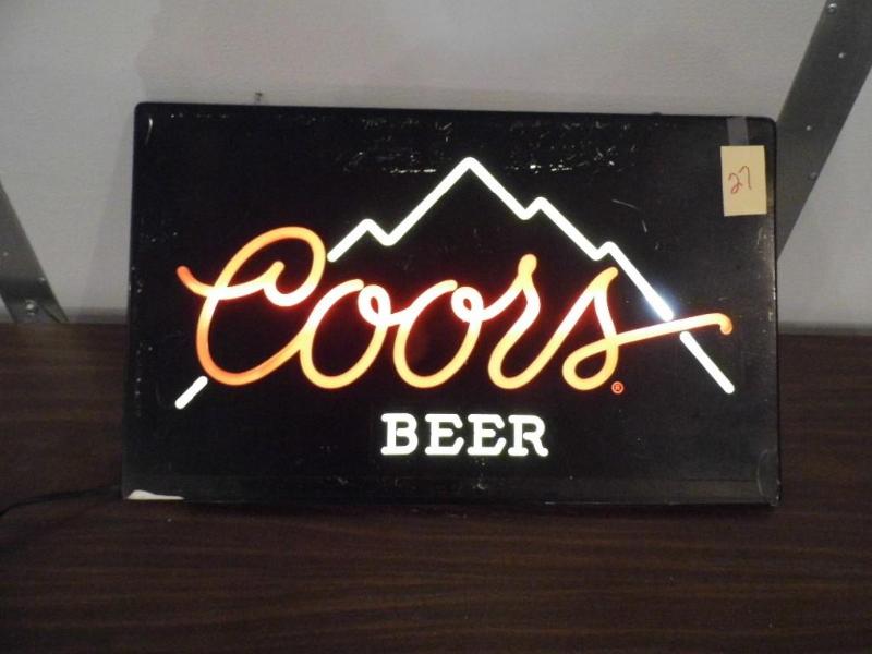 Coors Beer Sign