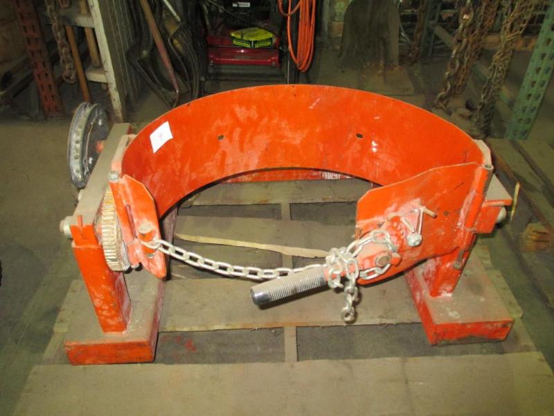 Wesco Fork Lift Barrel Holder