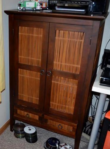 lot 10 image: Awesome Wardrobe or Ent Ctr with ma...