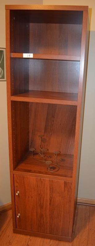 lot 13 image: Tall BookStorage shelf or one half...