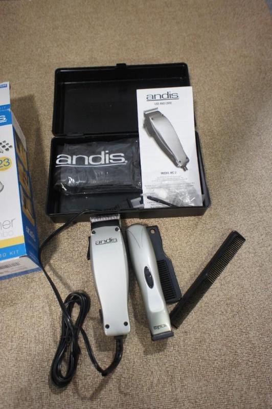 lot 116 image: Andis Trimmer  Clipper Comb Set. S...