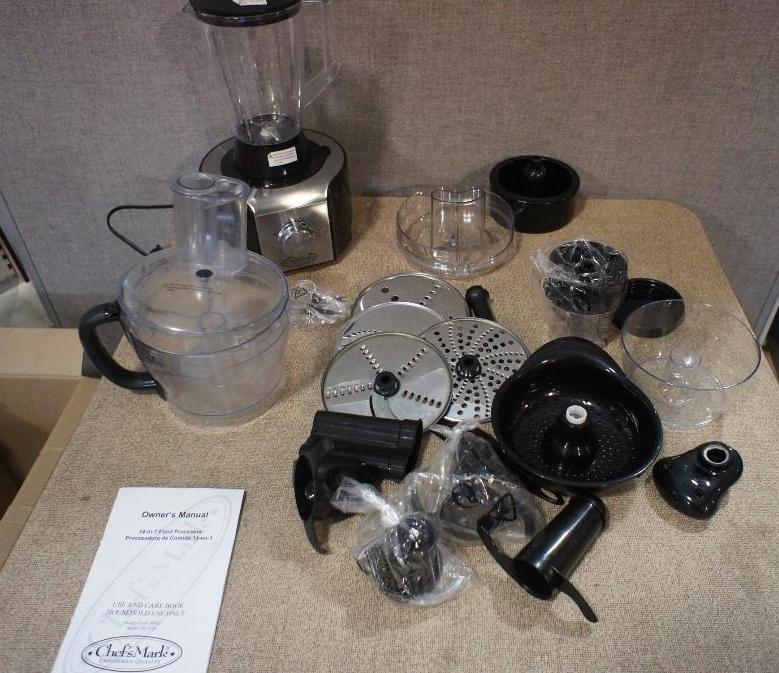 lot 124 image: Chef Mark 14-in-1 Food Processor. (...