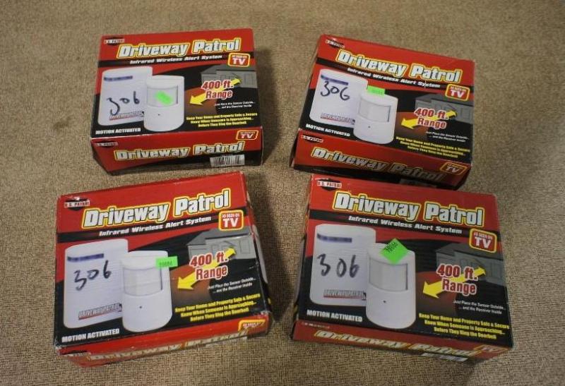 lot 150 image: Lot of (4) Drive Way Patrol Infrare...