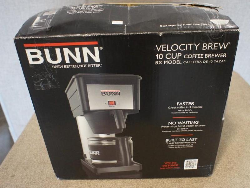lot 37 image: Bunn 10 Cup Velocity Brew Coffee Ma...