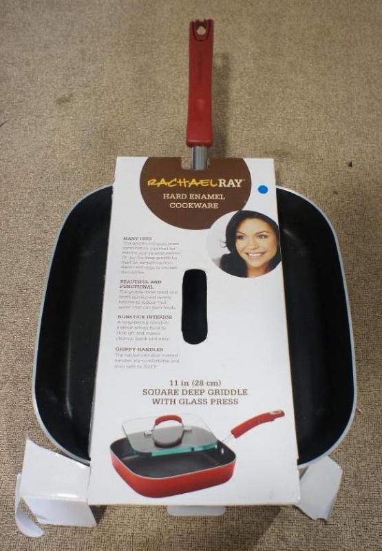 lot 39 image: New Rachel Ray Deep Griddle 11"...