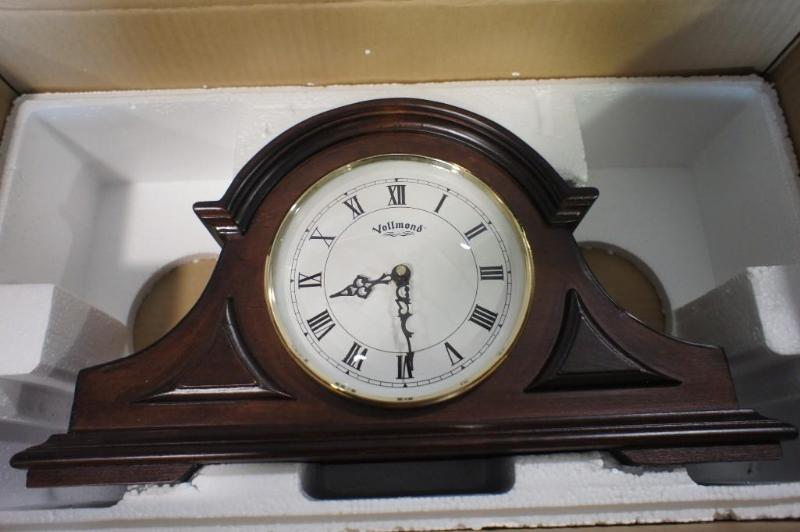 lot 43 image: Vollamond Quartz Heirloom Clock. So...