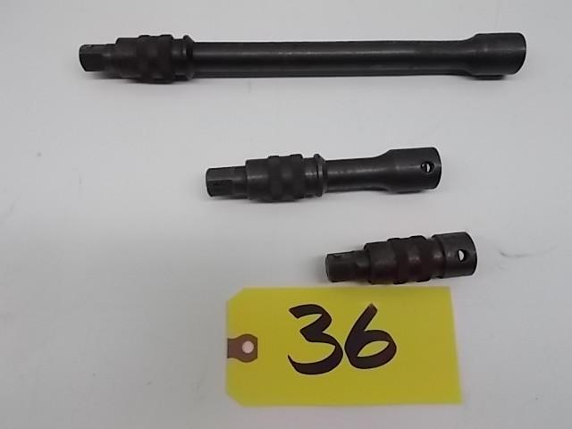 lot 36 image: (3) Mac 12" Impact Extensions...