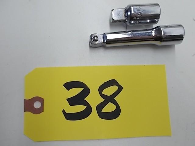 lot 38 image: (2) Mac 38" Extensions, 1 12...