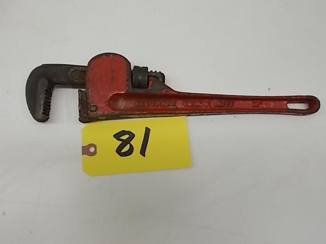 lot 81 image: 14" Pipe Wrench...