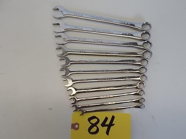 lot 84 image: Craftsman Professional Wrenches, 7-...