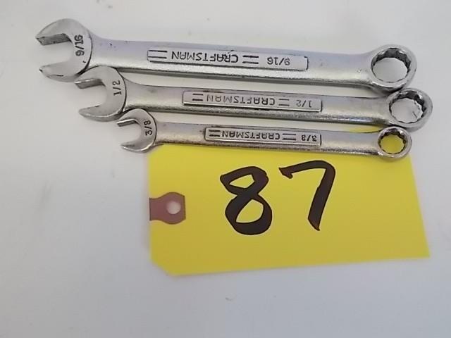 lot 87 image: Craftsman Wrenches 38, 12, & ...