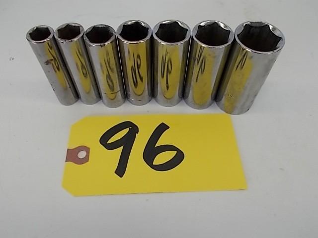 lot 96 image: Craftsman 38" Sockets, 716-3...